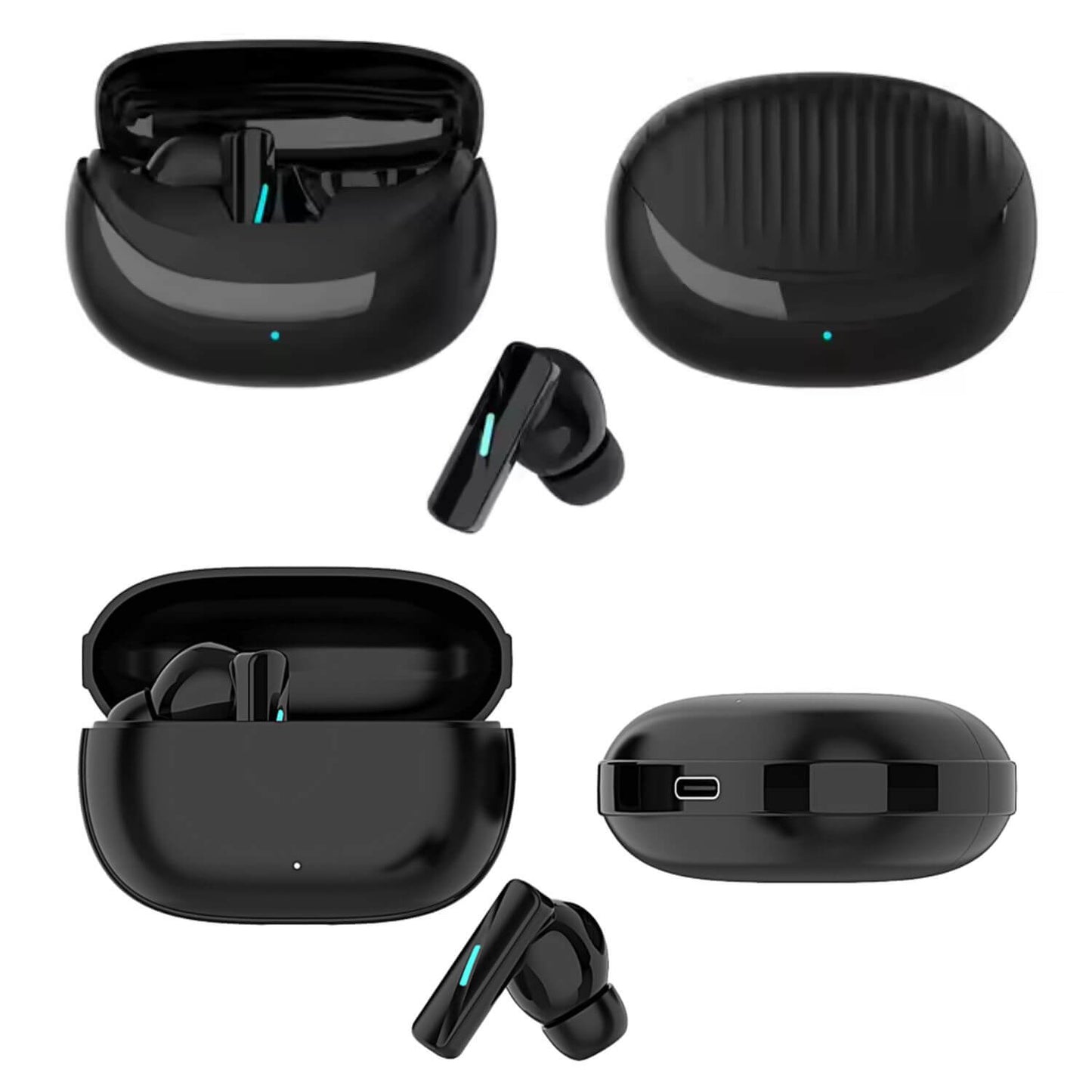 Audífonos inalámbricos Hi fi Pure Bass deportivos gamer BT 5.4 iPhone/Android ANC/ENC cancelación ruido