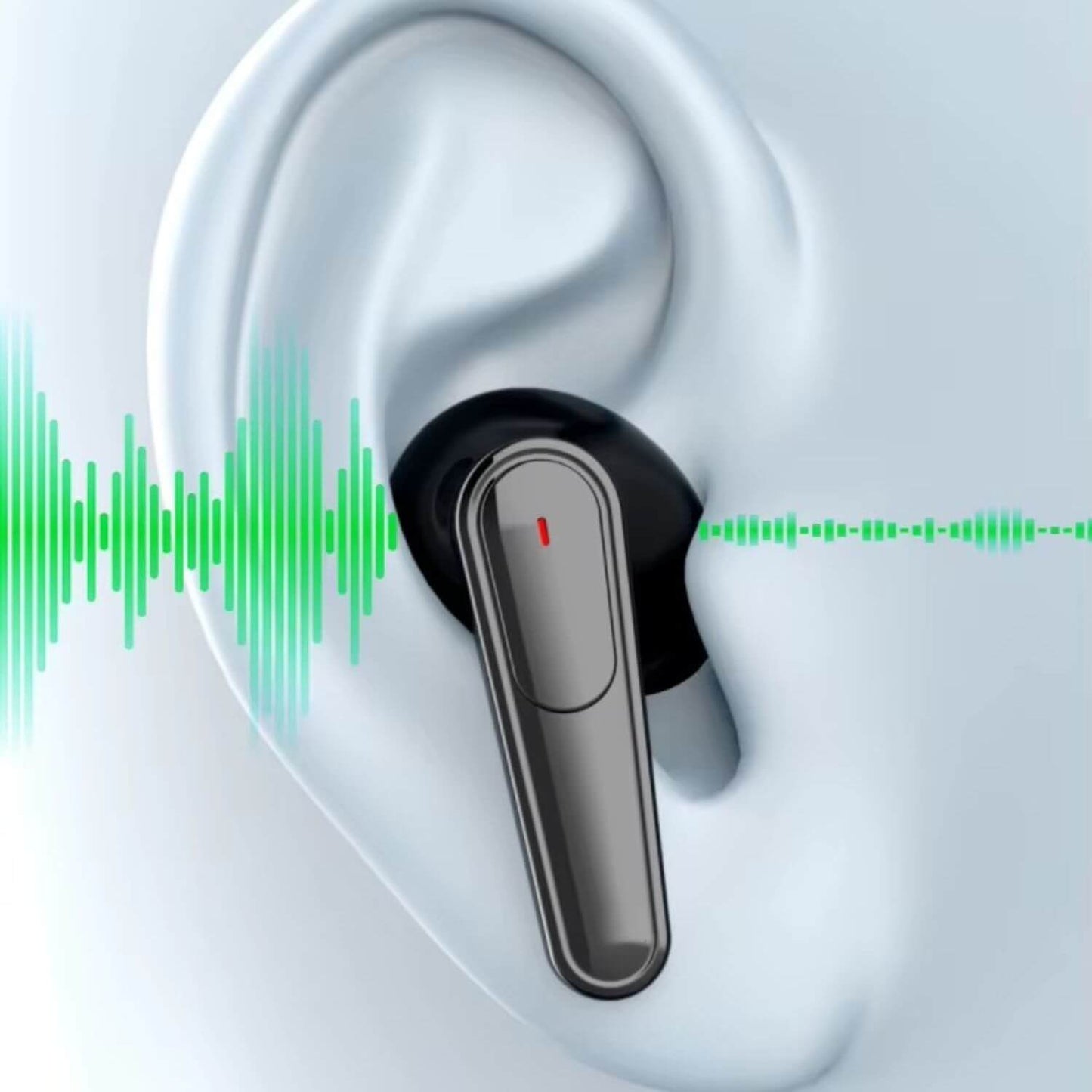 Audífonos inalámbricos Hi fi Pure bass deportivos gamer BT 5.4 iPhone/Android ANC/ENC cancelación ruido