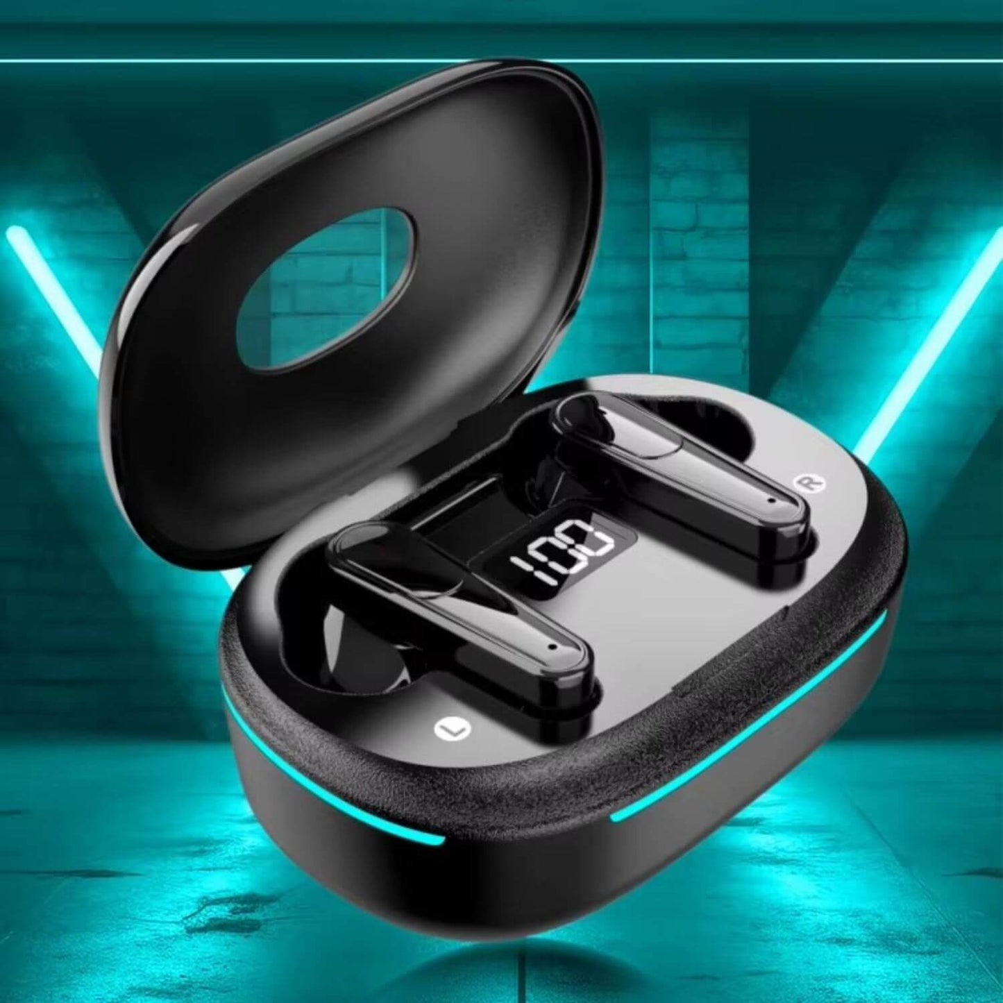 Audífonos inalámbricos Hi fi Pure bass deportivos gamer BT 5.4 iPhone/Android ANC/ENC cancelación ruido