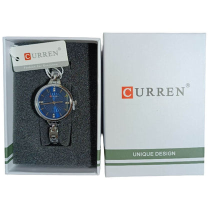 Reloj mujer elegante Curren cuarzo análogo de lujo tecnología japonesa