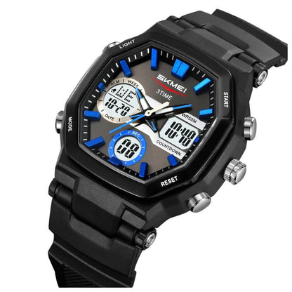 Reloj pulsera Skmei deportivo Unisex análogo digital cuarzo cronómetro LED de moda