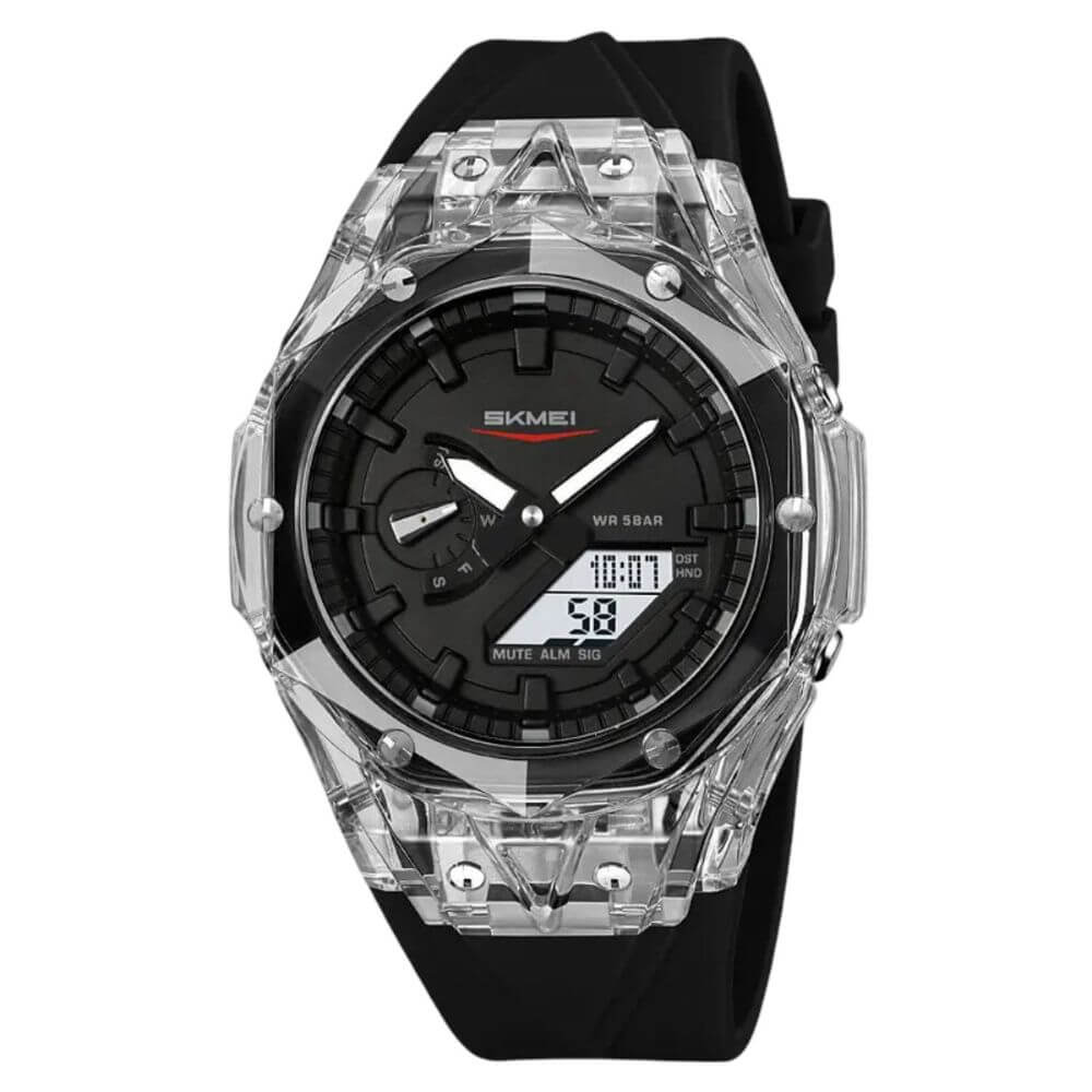 Reloj Skmei deportivo casual análogo digital unisex para jóvenes y adultos impermeable