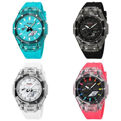 Reloj Skmei deportivo casual análogo digital unisex para jóvenes y adultos impermeable