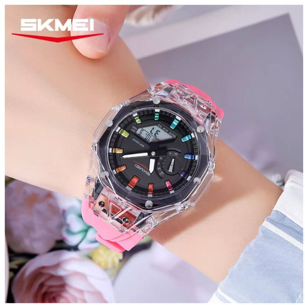 Reloj Skmei deportivo casual análogo digital unisex para jóvenes y adultos impermeable