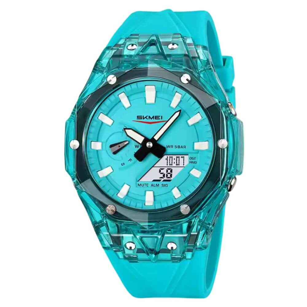 Reloj Skmei deportivo casual análogo digital unisex para jóvenes y adultos impermeable