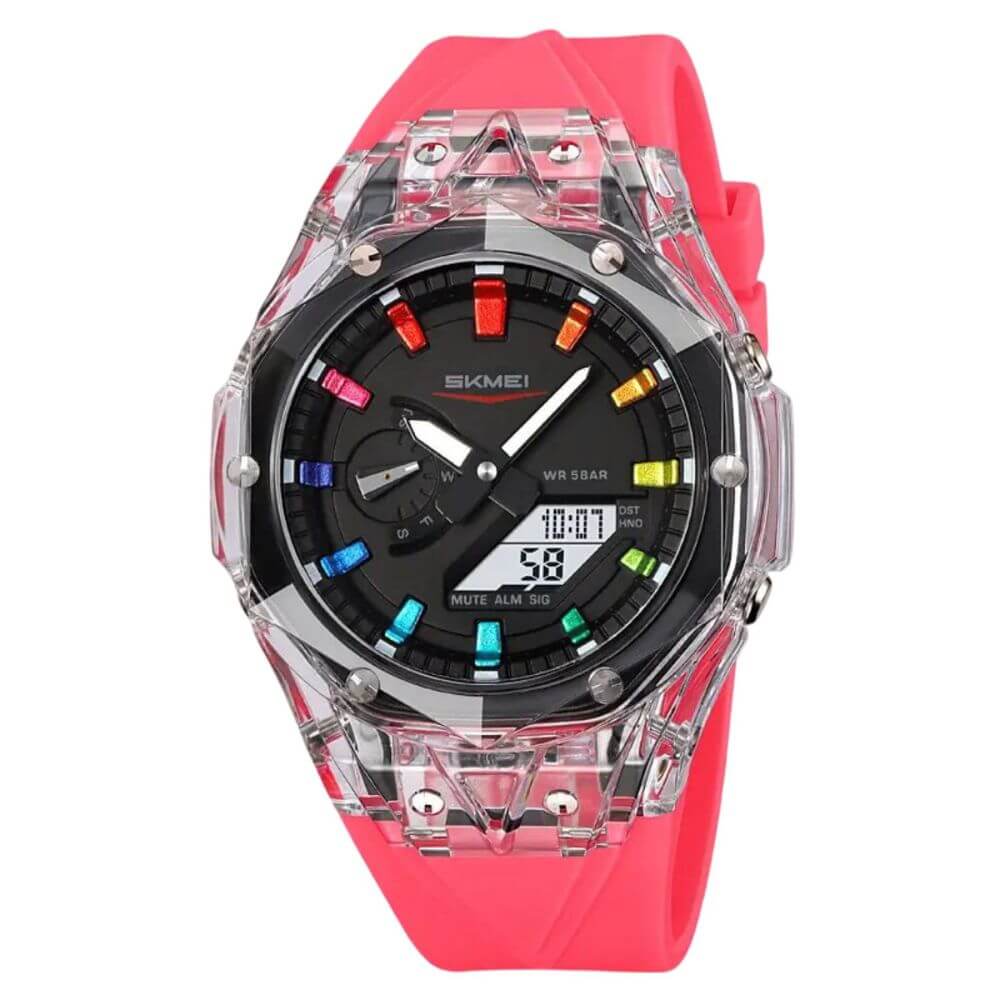 Reloj Skmei deportivo casual análogo digital unisex para jóvenes y adultos impermeable