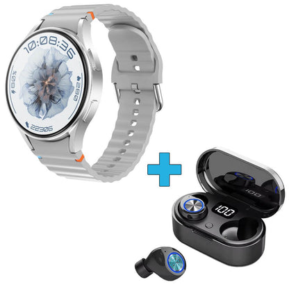 Reloj Smartwatch unisex deportivo inspirado en Galaxy 7 Pro pantalla Amoled + audífonos