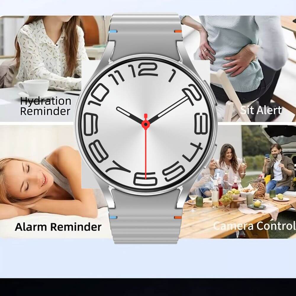 Reloj Smartwatch unisex deportivo inspirado en Galaxy 7 Pro pantalla Amoled + audífonos