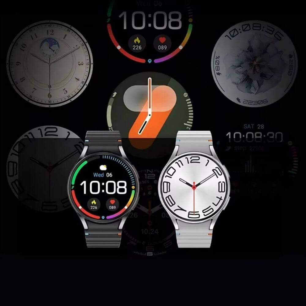 Reloj Smartwatch unisex deportivo inspirado en Galaxy 7 Pro pantalla Amoled + audífonos