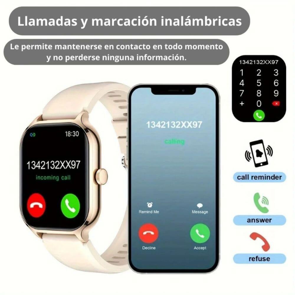 Smartwatch reloj deportivo unisex + correa extra deportiva
