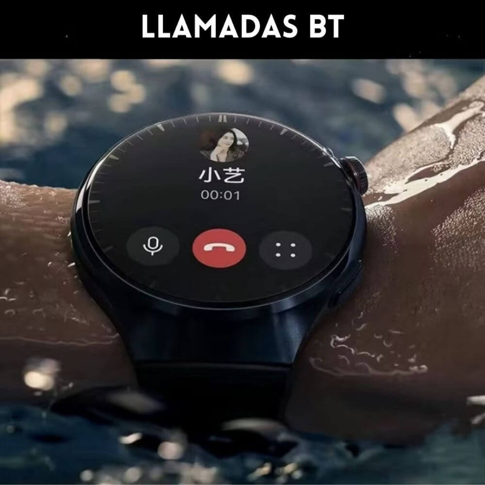 Smartwatch reloj Pack deportivo unisex + audífonos + correa de cuero extra