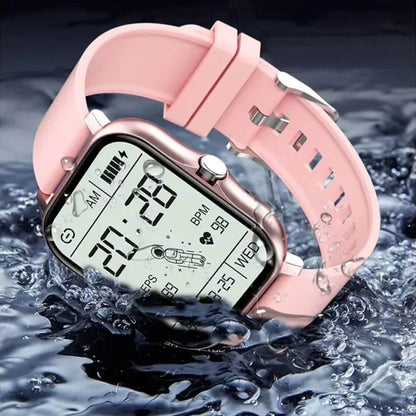 Smartwatch reloj deportivo unisex + correa metálica extra sensor mide azúcar sangre