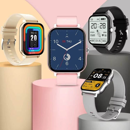 Smartwatch reloj deportivo unisex + correa metálica extra sensor mide azúcar sangre