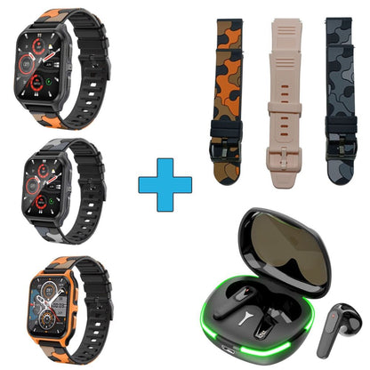 Smartwatch de última generación reloj unisex + regalo audífonos + correa deportiva extra