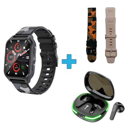 Smartwatch de última generación reloj unisex + regalo audífonos + correa deportiva extra