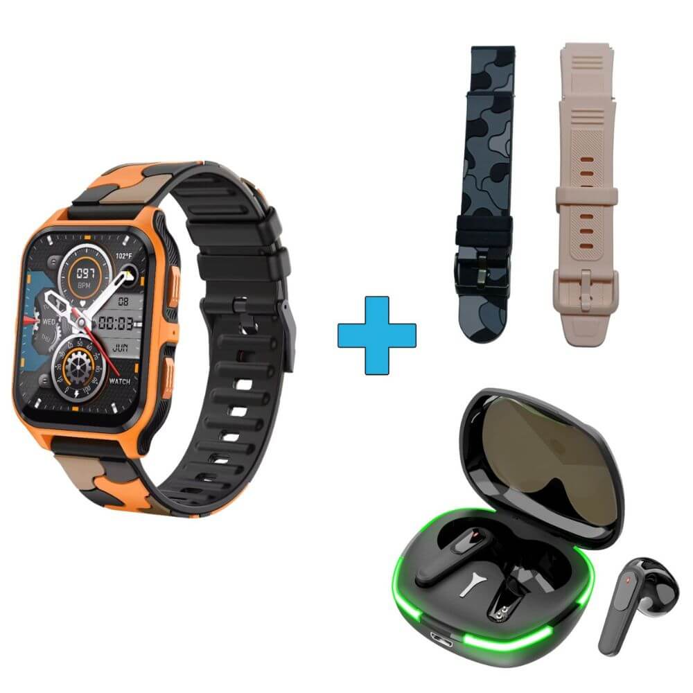 Smartwatch de última generación reloj unisex + regalo audífonos + correa deportiva extra
