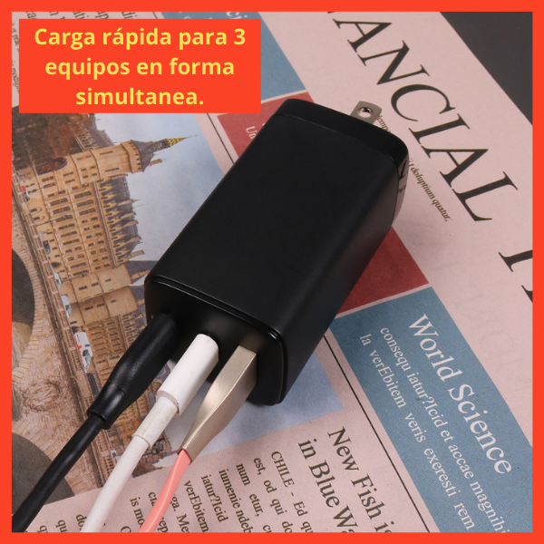 cargador-portatil-carga-rapida-unico-modelo-facil-llevar-todas-partes-nueva-generacion-tecnologia-estandar-qualcomm-velocidad-cable-capacidad-amperios-equipo-apropiado-cargador-usb-dispositivos-telefono-movil-iphone-android-apple-negro-compañero-viaje-compacto-voltaje-internacional-tamaño-compacto-proteccion-completa-sobretensión-cortocircuito-sobrecalentamiento-gan-nitruro-galio-semiconductor-9